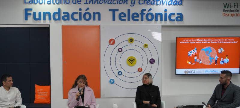 Presentación del Mapa Interactivo y el informe 'Educación Digital en las Américas: Buenas Prácticas para Inspirar'